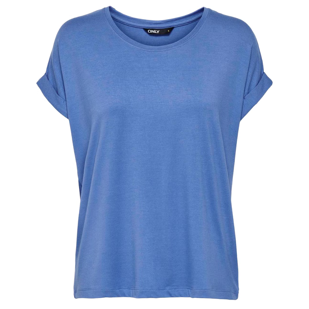 ONLY Plava Ženska Majica ONLMOSTER S/S O-NECK TOP NOOS JRS